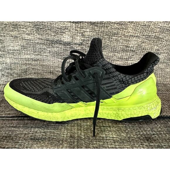 Adidas Ultraboost 5.0 Dna Black Solar Yellow Shoes Men's Size 12 H68071 - Picture 7 of 10